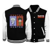 zhedu Hunter X Hunter Uniforme da Baseball Felpa con Cappuccio Japan Anime Tuta da Uomo Bomber Jacket Winter Streetwear Harajuku (XXS,Color 03)
