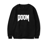 zhedu MF Doom Felpa con Cappuccio 2D Felpa Stampata Uomo/Donna Autunno Inverno Tuta Casual Pullover Vestiti (2xs-4xl) (S,Color 1)
