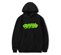 zhedu MF Doom Felpa con Cappuccio per Donna Uomo Felpe Nere da Pullover con Stampa 3D Hip-Hop Unisex (XXS-4XL) (M,Color 1)