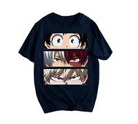 zhedu My Hero Academia 3D Maglietta T-Shirt degli Uomini delle Donne dei Bambini di Estate del Manicotto del Bicchierino Magliette E Camicette Tee Boku No Hero Academia Divertente Anime (M,Color 05)