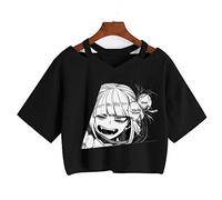 zhedu My Hero Academia Maglietta Cute Anime Boku No Hero Academia Maglietta Cool Todoroki Graphic Maglietta Manga Top Tees Donna (S,Color 08)