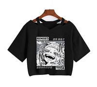 zhedu My Hero Academia Maglietta Cute Anime Boku No Hero Academia Maglietta Cool Todoroki Graphic Maglietta Manga Top Tees Donna (XS,Color 09)