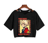 zhedu My Hero Academia Maglietta Cute Anime Boku No Hero Academia Maglietta Cool Todoroki Graphic Maglietta Manga Top Tees Donna (S,Color 02)