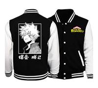 zhedu Uniforme da Baseball My Hero Academia Felpa con Cappuccio Autunno Inverno Moda Giacche Pullover Abbigliamento Street Cappotto Stile Oversize (M,Color 01)