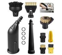 ZHEHNSA 13 pezzi per pulitore a vapore Kärcher sc1 sc2 sc3 sc4 sc5 accessori,compatibile accessori Kärcher SC5 SC3 SC1 SC4 SC2 ugello allungato, ugello curvo, spazzola rotonda, spazzola in ottone
