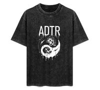 zhen xin cai A Day to Remember Male Short Sleeve Top Tee S-3XL T-Shirt Black S