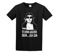 zhen xin cai Custom Vasco Rossi Singer Music Handsome Party Cartoon Black And White Photo Concise T-Shirt Black 3XL