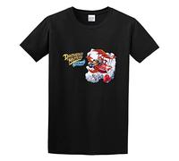 zhen xin cai Dastardly And Muttley in Their Flying Machines Drawstring Super Sports Competition Pullover Top Interesting T-Shirt Black XXL