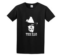 zhen xin cai Musician Merle Haggard The Hag Outdoor Simple EU Size Evil Painting T-Shirt Black M