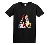 zhen xin cai The Boys of Sense8 Science Fiction Casual Hipster Classic Splash Ink T-Shirt Black S