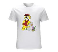 zhen xin cai Top Cat T-Shirt Cartoon 70S 80S Choo Choo Spook UK Retro Tee Vintage T-Shirt White XXL