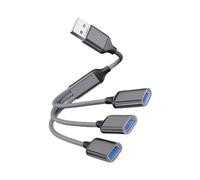 ZHENGCI Cavo splitter USB a Y da USB maschio a 3 femmina USB 2.0 convertitore multi porta USB Expander adattatore split multiporta