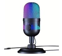 ZHENGE Microfono a condensatore RGB, microfono competitivo per videogiochi, con luce ambientale, adatto per computer e telefono cellulare Live Song