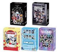 ZHENGGE Kpop Stray Kids 5star da 5/275 biglietti di auguri per bambini randagi Lomo Kpop con scatola per cartoline