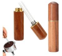 Zhenghebuy Agitatore per Caffè Espresso,WDT Tool,Mescolatore per Caffè Espresso con 5 Aghi Sottili,Ago in Polvere per Caffè per Spezzare Il Caffè Macinato