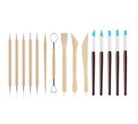Zhenghebuy Attrezzi Scultura Argilla,15 Pezzi Strumenti per Modellare Argilla,Strumento di Ceramica Set,Attrezzi per Modellare,Kit Ceramica Fai Da Te,Kit Sculture
