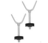 Zhenghebuy Bullone di Ringhiera per Bambini,2 Pezzi Aste Filettate per Mandrino,Estensione a Forma di Y per Cancelli del Scale,Cancelli di Sicurezza