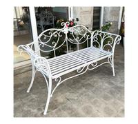 ZHENGQIAN Panchina da Esterno,Resistente alle Intemperie | Panchine da balcone e le panchine,Panca da Giardino in Metallo,Panchina da Giardino in Ferro Verniciato
