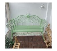 ZHENGQIAN Panchina da Esterno,Resistente alle Intemperie | Panchine da balcone e le panchine,Panca da Giardino in Metallo,Panchina da Giardino in Ferro Verniciato
