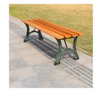 ZHENGQIAN Panchina da Giardino Panchina con Schienale Resistente alle | Panchine da balcone e le panchine,Resistente alle Intemperie,Sedile Traspirante a Doghe e Gambe Grosse