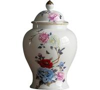 ZHENGYUSW Vaso di ceramica del barattolo di zenzero di tradizione cinese con il tempio decorativo contemporaneo moderno della porcellana dei vasi della porcellana