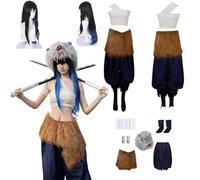 zhengzhouyuetu Hashibira Inosuke Cosplay Costumi Demon Slayer Personaggio Fancy Dress Up Adulto Uniforma Outfits Set completo Halloween Carnevale Party