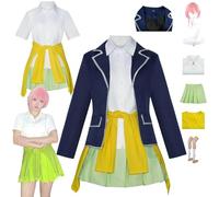 zhengzhouyuetu Nakano Ichika Cosplay Costumi The Quintessential Quintuplets Personaggio Fancy Dress Up Adulto Uniforma Outfits Set completo Halloween Carnevale Party