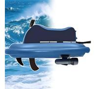 zhenmaster Barca Gonfiabile 2 Posti con Doppie Pinne di Sicurezza, Attachment per Surf Elettrico e Scooter Subacqueo Combinato, Scafo in PVC Rinforzato, Batteria 10000mAh Potenza 10 Velocità