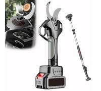 zhenmaster Forbici Elettriche da Potatura SK5 con Asta Estensibile e Batteria Ricaricabile - Potatore Brushless da 21V per Lavori su Alberi da Frutto, Piante e Siepi Alte(Withpole)