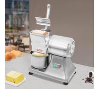 zhenmaster Grattugia Elettrica Acciaio Inox 900W, Alta Potenza per Formaggi Duri, Pane e Noci, Macchina Professionale 60kg/h, Protezione di Sicurezza e Pulizia Facile per Cucine Commerciali