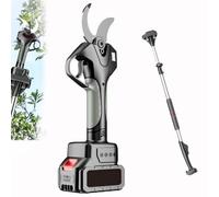 zhenmaster Potatore Elettrico Professionale a Batteria 21V - Cesoie SK5 con Motore 980W, Display LCD e Asta Telescopica - Perfetto per Rami Grossi in Frutteti e Vigneti(Withpole)
