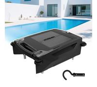 zhenmaster Robot Pulitore Piscina Solare con Sensore Ultrasuoni - Bluetooth App, velocità Regolabile, Adatto a Piscine Interrate e Fuori Terra