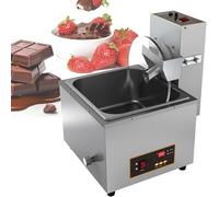 zhenmaster Scioglicioccolato Elettrico Miscelatore, Pentola Di Temperaggio Commerciale Con Riscaldatore, Controllo Preciso 0-95°c, Piatto Rotante 28.5cm, Velocità Regolabile 35-55rpm(B)