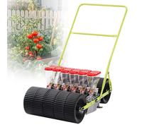 zhenmaster Seminatrice da Giardino multifila, seminatrice Manuale Portatile per ortaggi. Disponibile con Design da 1 a 6 File, Posizionamento Uniforme dei Semi per Cavolo e prezzemolo.(6row)