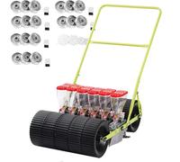 zhenmaster Seminatrice per Mais e soia da Giardino, seminatrice Manuale per ortaggi, 1/2/3/4/5/6 File, Questa seminatrice Manuale Portatile è Adatta per Semi di Mais, soia e ortaggi.(6row)