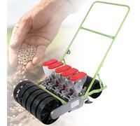 zhenmaster Seminatrice per Mais e soia da Giardino, seminatrice Manuale per ortaggi con interfila Regolabile. Seminatrice Manuale Portatile, configurazioni da 1 a 6 File.(5row)