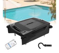 zhenmaster Skimmer Automatico Piscina con Batteria Integrata 2500mAh - Robot a Energia Solare con App Controllo e modalità Intelligente di Pulizia