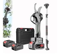 zhenmaster Tagliarami Elettrico a Batteria con Lama SK5 - Cesoie da Potatura Professionali 21V con Asta Telescopica e Motore Brushless - Ideale per Taglio di Alberi e Arbusti(Withpole)
