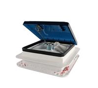 zhenmaster Ventilatore da Tetto per Camper con Telecomando, Ventilatore di Estrazione Reversibile 12V Ultra Silenzioso con Sensore di PioggiaAuto e 4 Luci LED Luminose per Camper Van