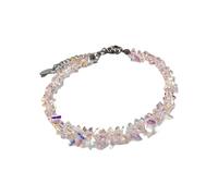 ZHENNB Collana in cristallo sfaccettato con catena regolabile, lussuose scintille per eventi quotidiani o speciali gioielli con perline di cristallo sfaccettate, C, come descritto, come descritto