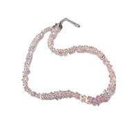 ZHENNB Collana in cristallo sfaccettato con catena regolabile, lussuose scintille per eventi quotidiani o speciali gioielli con perline di cristallo sfaccettate, necklace, come descritto, come
