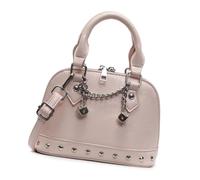 ZHENNB Moda PU Shell Borsa a tracolla Ufficio Borsa A Tracolla Borse Per Le Donne Con Rivetto Design E Finitura Lucida PU Borsa, B, One Size