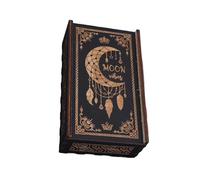 ZHENNB Push Pull Tarocchi Scatola di Carta Astrologia Trinkets Box Tarocchi di Legno Custodia di Immagazzinaggio Per Fortune Che Raccontano Streghe Decorazione Astrologia Trinkets Giochi..