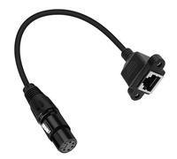 ZHENNB XLR5 5Pin al cavo di trasferimento del suono dei connettori RJ45 per le esibizioni dal vivo e le stazioni di trasmissione Cavo resistente alle interferenze