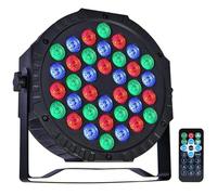 ZHENNBY Luci Discoteca, Par LED 36 Luci DJ Ritmo di Musica Lampeggiante DMX Luci con Telecomando 4 Modalità per Bar, Palcoscenici, Feste, DJ, Halloween, Natale - 1Pack