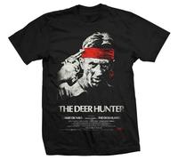 ZHENWA Studio Canal The Deer Hunter 'The Deer Hunter' (Black) Mens T-Shirt Black XL Size M