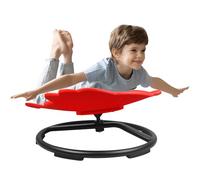Zhenx Sedia girevole sensoriale per bambini autistici, a forma di pesce, sedia girevole sensoriale per bambini con autismo e ADHD, per allenare la coordinazione del corpo (rosso)