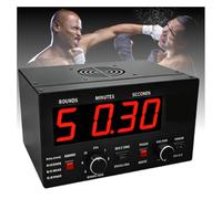 ZHENYUWANG Timer a intervalli a LED, Timer Professionale per Palestra. Red | È possibile scegliere un numero illimitato di cicli e regolare il volume e la durata dell'esercizio.
