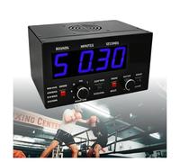 ZHENYUWANG Timer a intervalli per la Boxe su Grande Schermo Blue | Timer per allenamento Muay Thai con volume/tempo di allenamento/conteggio cicli regolabili, adatto per boxe