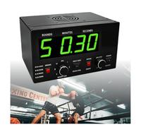 ZHENYUWANG Timer a intervalli per la Boxe su Grande Schermo Green | Timer per allenamento Muay Thai con volume/tempo di allenamento/conteggio cicli regolabili, adatto per boxe